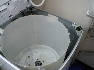 洗濯機の水槽Before